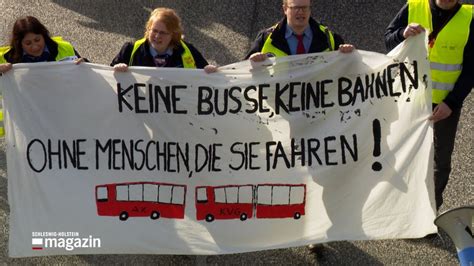 Streik im privaten Busgewerbe .